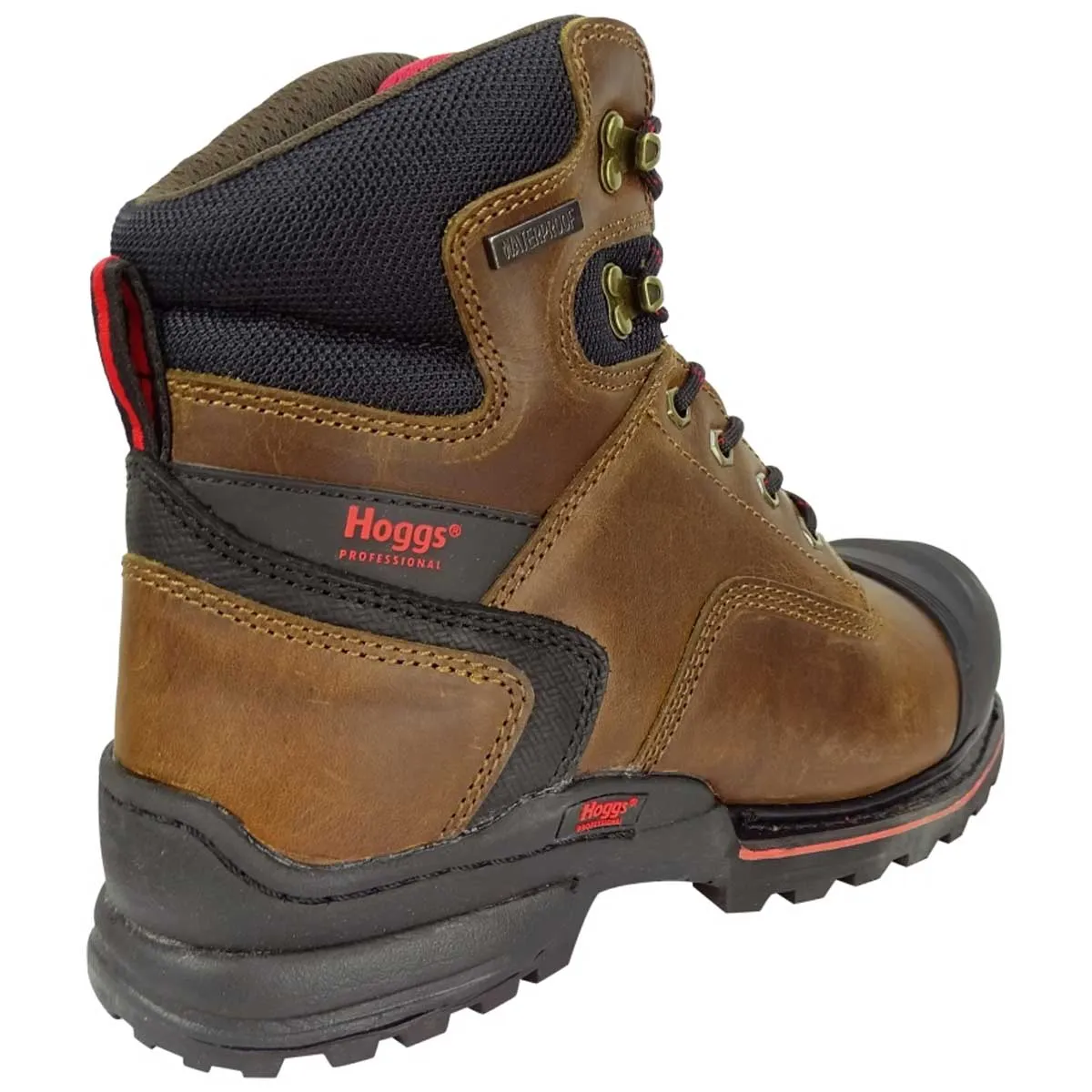 40% OFF HOGGS OF FIFE Artemis Safety Lace-up Boots - Mens - Crazy Horse Brown - Size: UK 12