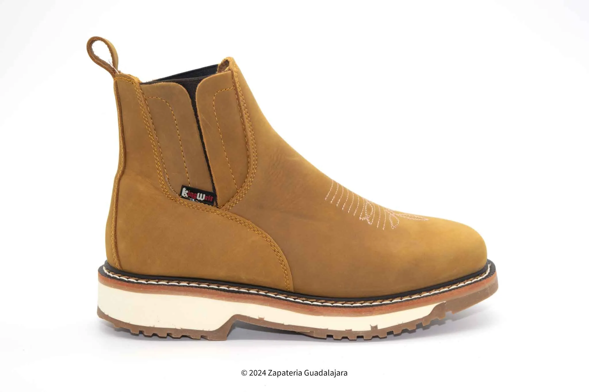 6" FLEX DESERT SQUARE SOFT TOE DOUBLE DENSITY LEATHER WORK BOOT