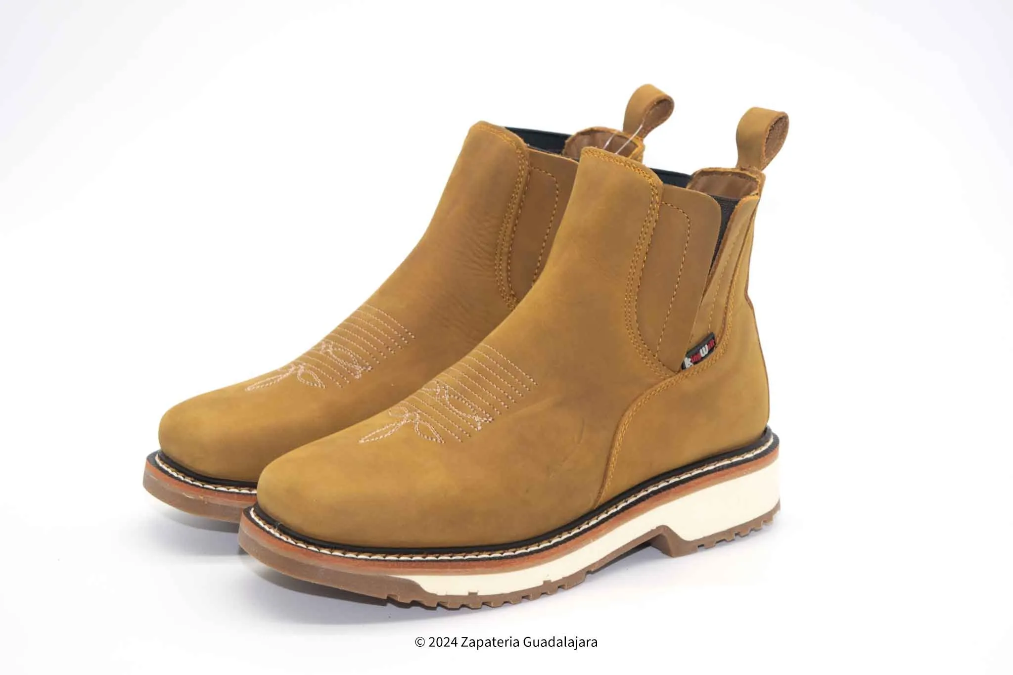 6" FLEX DESERT SQUARE SOFT TOE DOUBLE DENSITY LEATHER WORK BOOT