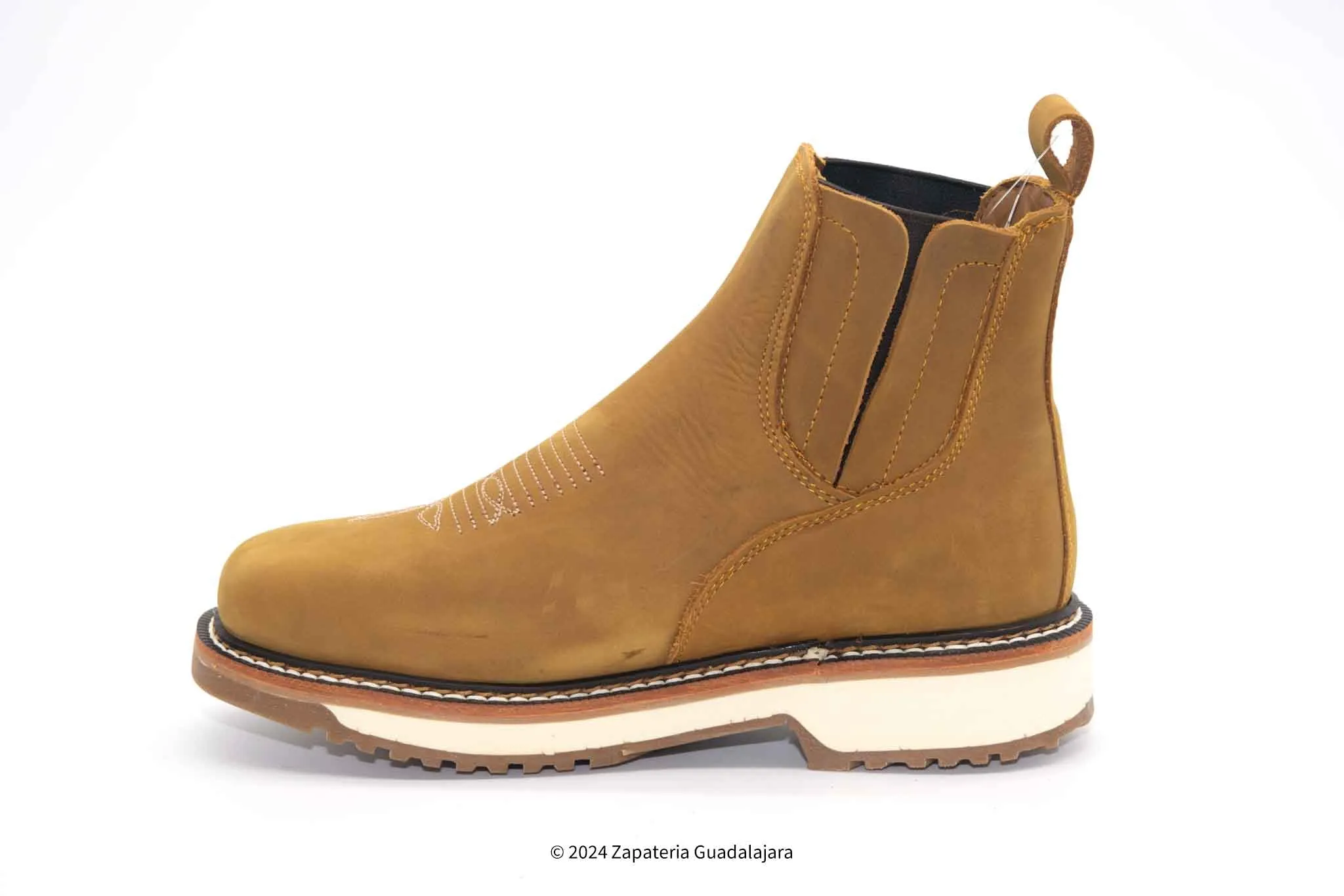 6" FLEX DESERT SQUARE SOFT TOE DOUBLE DENSITY LEATHER WORK BOOT