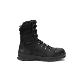 Accomplice X 8 Inch Steel-Toe Waterproof Work Boots Black