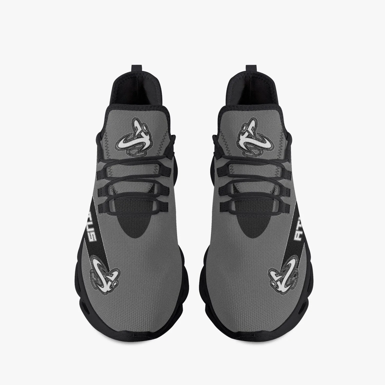 ATHLETIC APPARATUS V1 BOUNCE MESH KNIT SNEAKERS - GREY