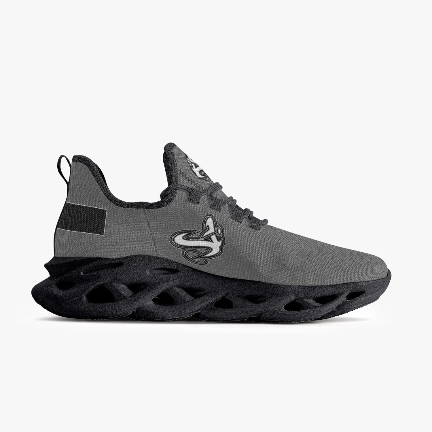 ATHLETIC APPARATUS V1 BOUNCE MESH KNIT SNEAKERS - GREY
