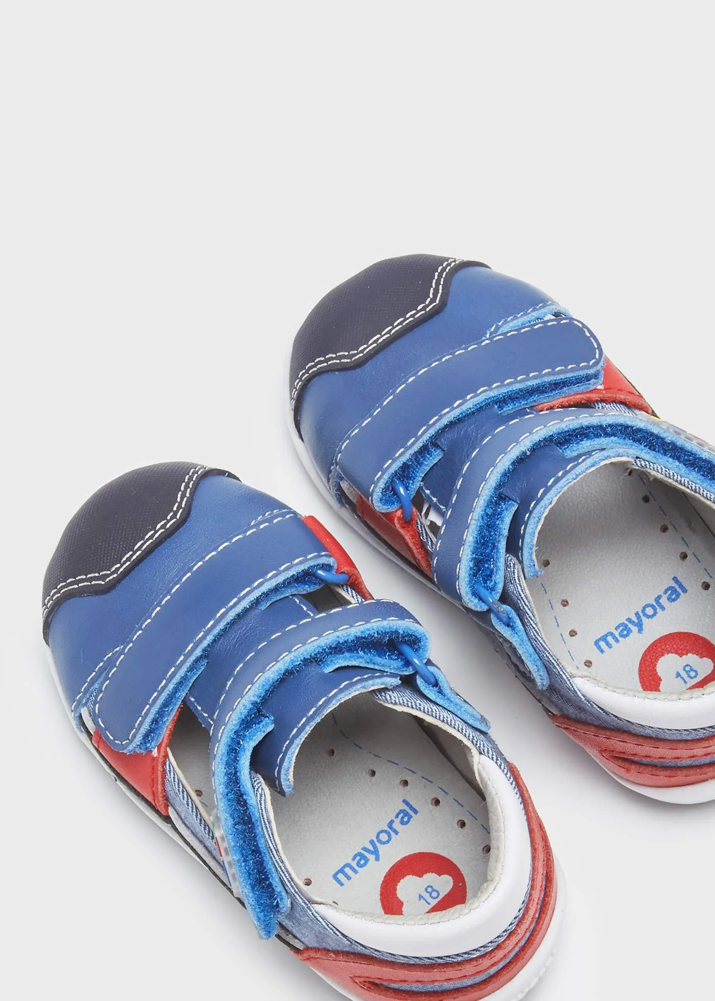 Baby Boy Sporty Blue Baby Trainers