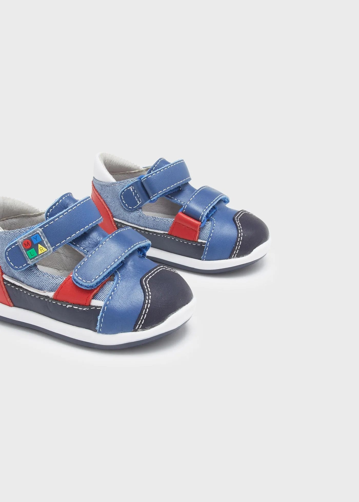 Baby Boy Sporty Blue Baby Trainers