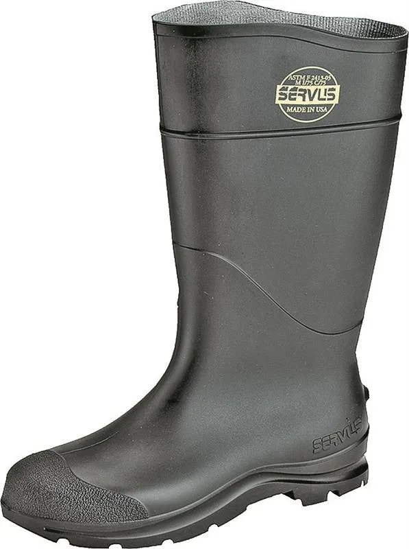 Boot Pvc Pln Toe 16in Black 12