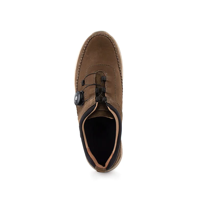 camel active Adjustable Button Clasp Fastening Shoes Men Olive VIGOZ 852329-AM4-7