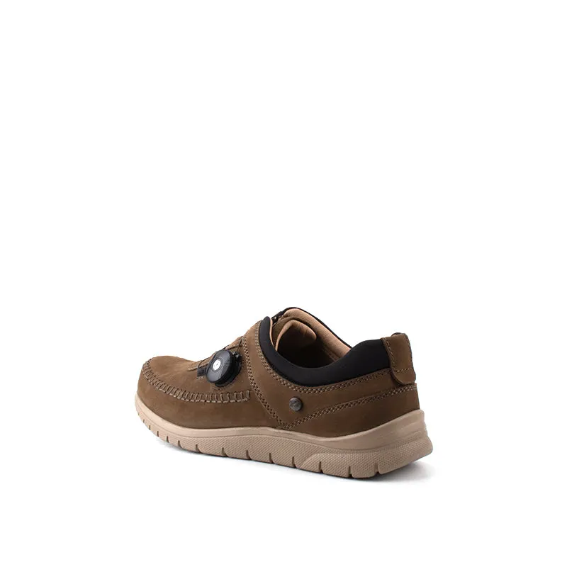 camel active Adjustable Button Clasp Fastening Shoes Men Olive VIGOZ 852329-AM4-7