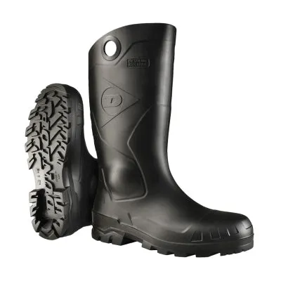 DUNLOP® 8677600.10 Chesapeake Safety Boots, 10, Black