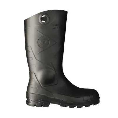 DUNLOP® 8677600.10 Chesapeake Safety Boots, 10, Black