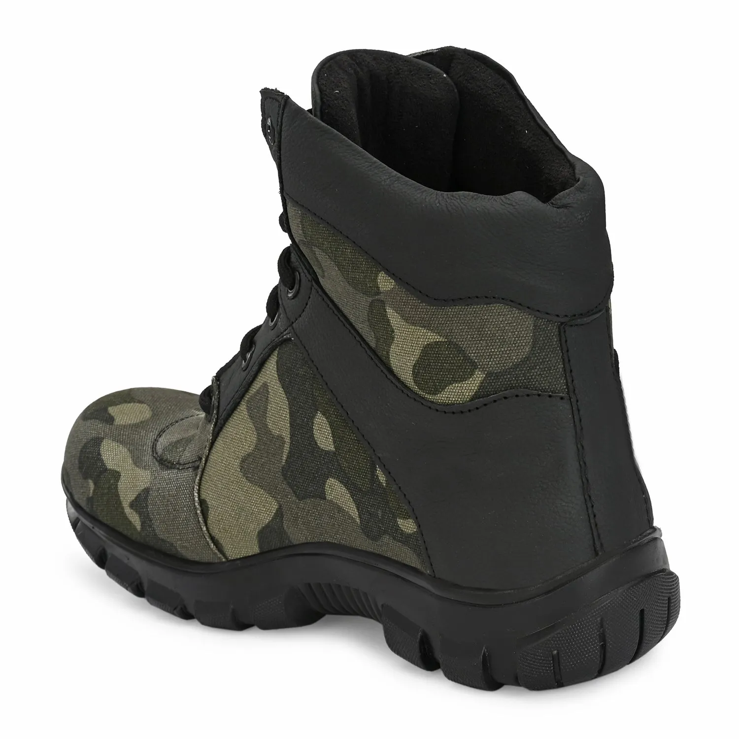 Eego Italy Stylish Camouflage Steel Toe Combat Safety Boots