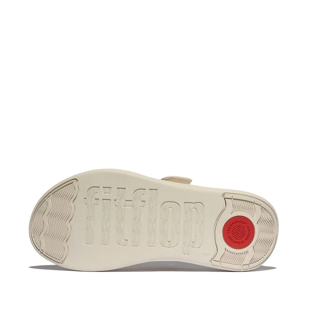 FitFlop F-Mode Go Adjustable Flatform Sandals - Paris Beige