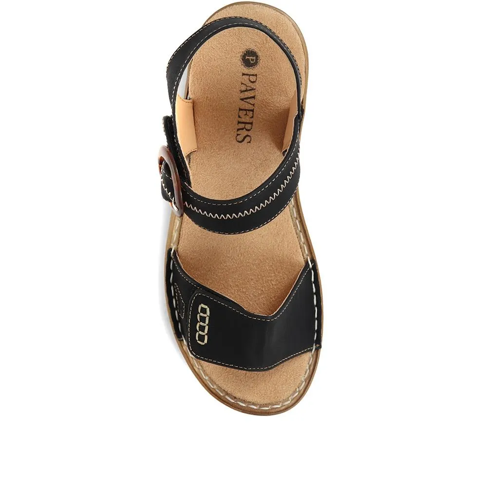 Fully Adjustable Flat Sandals - WBINS35084 / 321 739