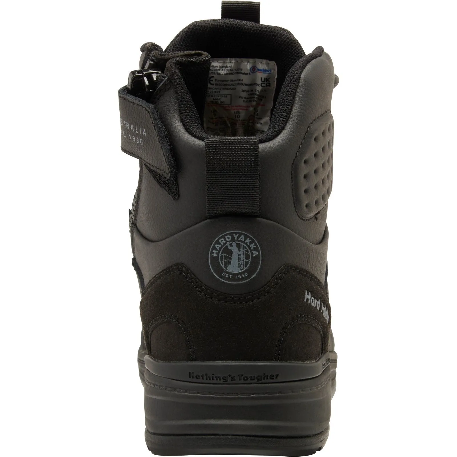 Hard Yakka 3056 Waterproof S7 Work Boots - BLACK