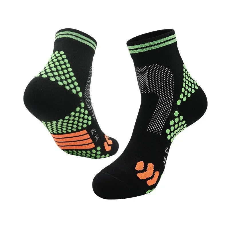High Elasticity Professional Sport Quarter Compression Socks(3 Pairs)