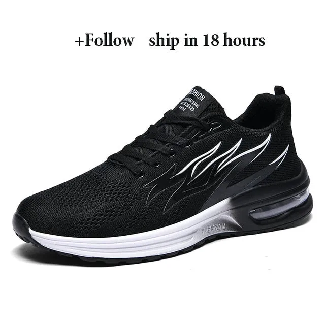 Men Fashion Sneakers Air Cushion Mesh Running Shoes
