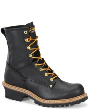 Men's 8" Plain Toe Logger Boots