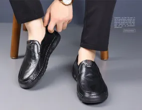 Men's Breathable Casual Leather Shoes
