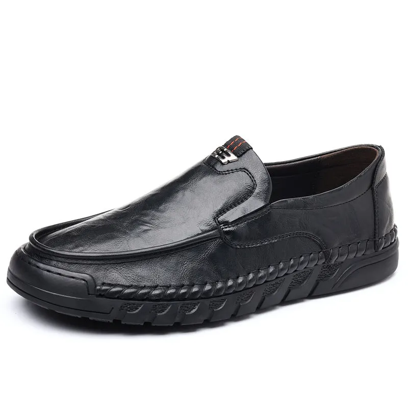 Men's Breathable Casual Leather Shoes