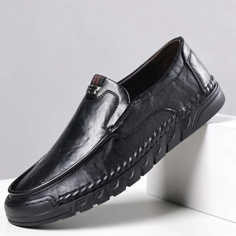 Men's Breathable Casual Leather Shoes