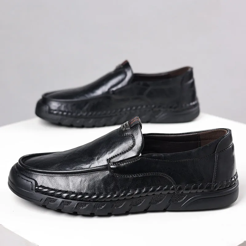 Men's Breathable Casual Leather Shoes