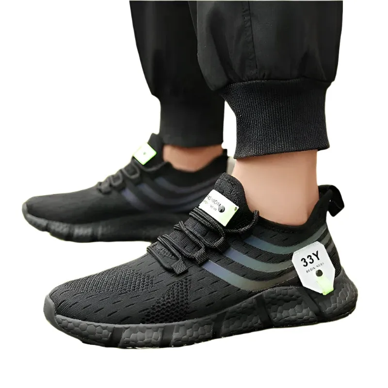 Men's Lightweight Breathable Sport Sneakers - Casual Mesh Running Shoes for Outdoor Jogging & Walking - Perfect Athletic Footwear