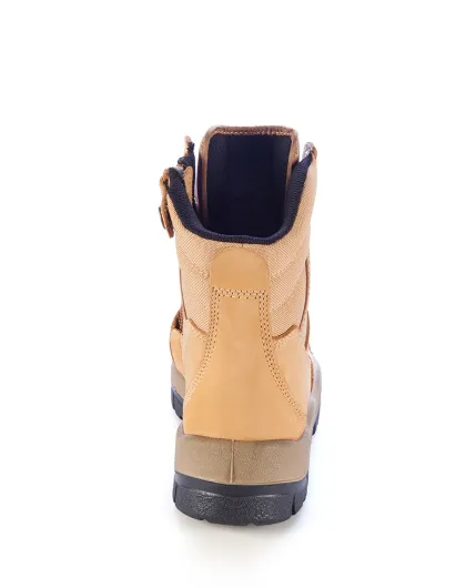 MONGREL 451050 HIGH LEG ZIPSIDER BOOT WITH SCUFF CAP - WHEAT