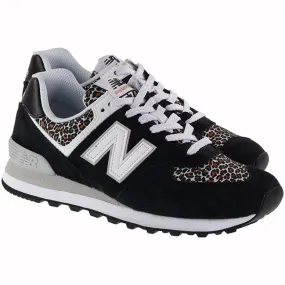 New Balance Trainers Womens 574 Black Beige