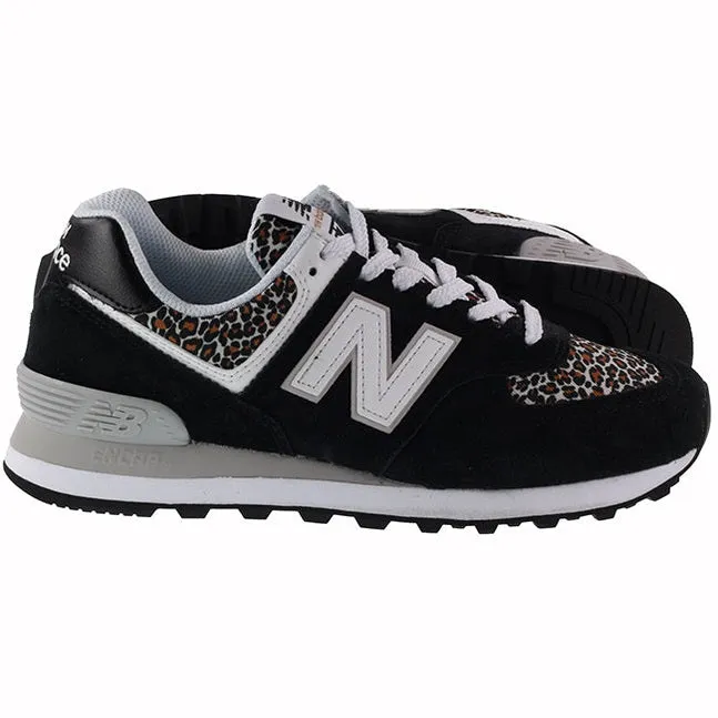 New Balance Trainers Womens 574 Black Beige