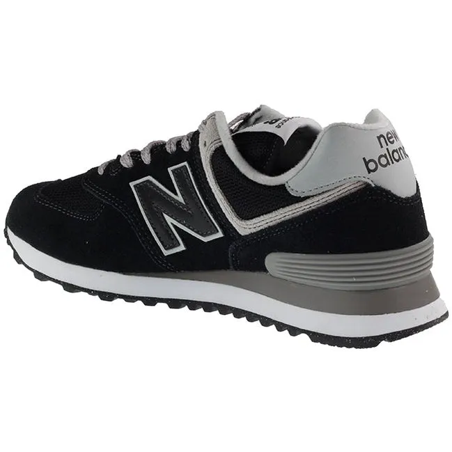 New Balance Trainers Womens 574 Black White