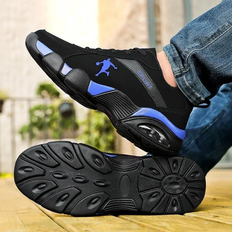 New Men's Breathable Sneakers - Comfortable Classic Casual Shoes for Outdoor Walking & Sports