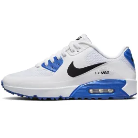 Nike Air Max 90G Waterproof Spikeless Shoes - White/Black/Racer Blue