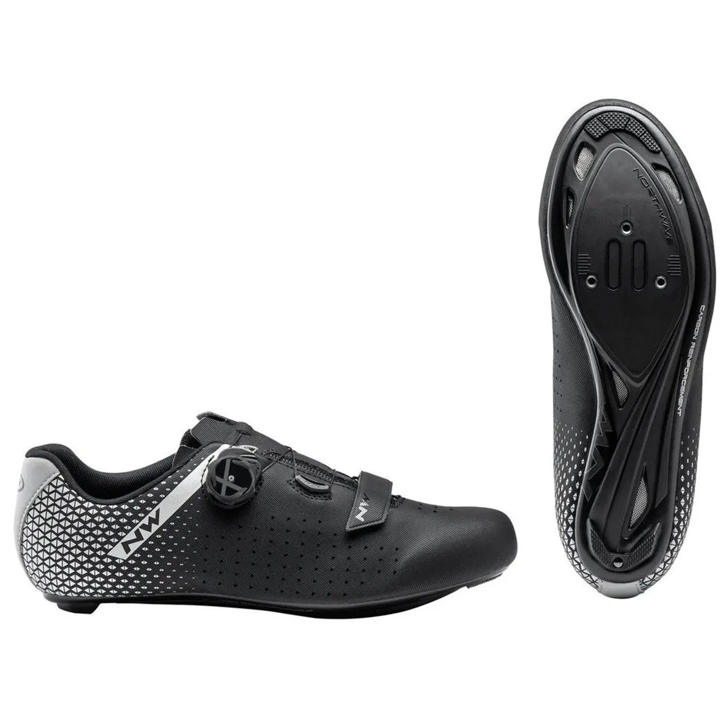 Northwave Core Plus 2 Road Shoes Black/Silver