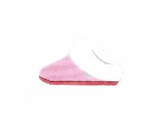 Pink Fluffy Slipper Needlepoint
