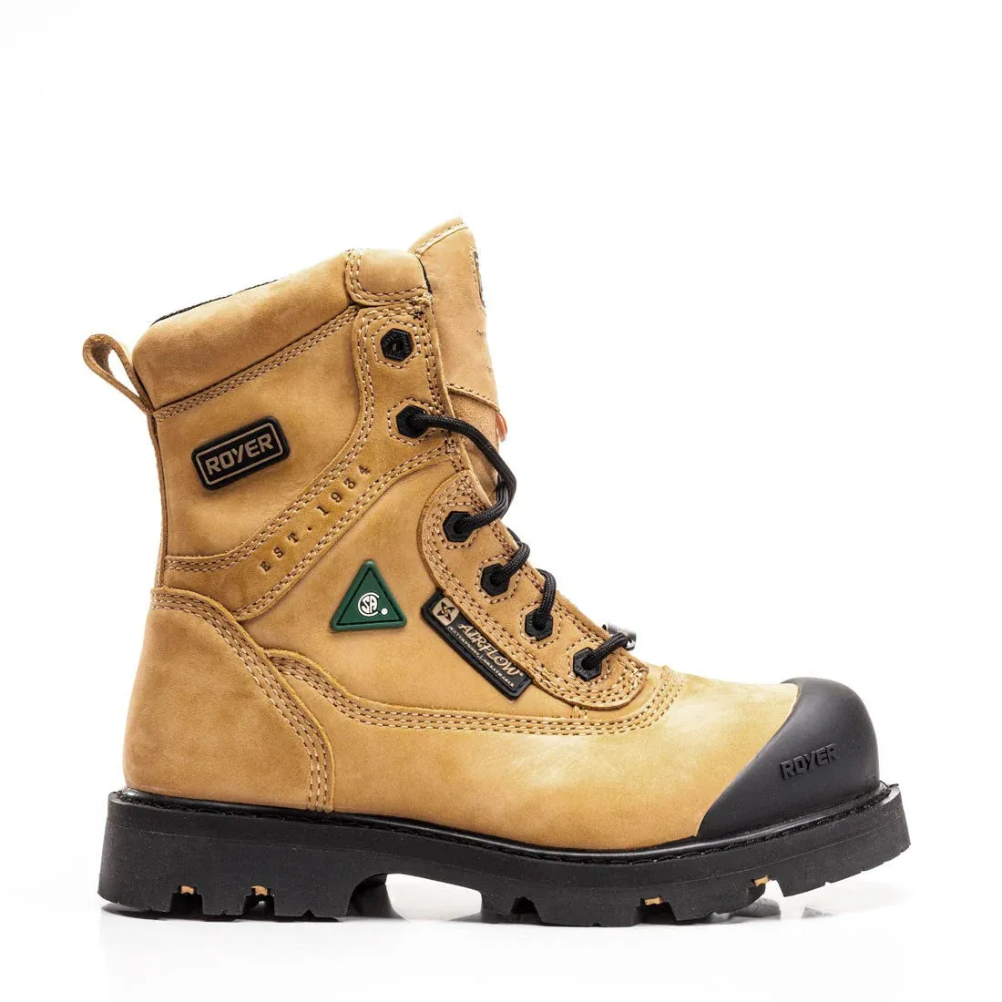 ROYER 8610FLX FLX AIRFLOW WATERPROOF 8" SAFETY BOOTS - TAN