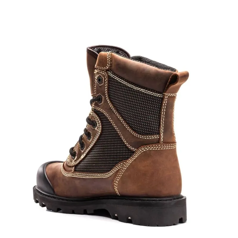 ROYER 8620FLX  FLX AIRFLOW WATERPROOF 8" SAFETY BOOTS - BROWN