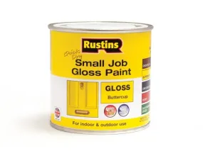 Rustins Quick Dry Small Job Gloss Paint Buttercup 250ml