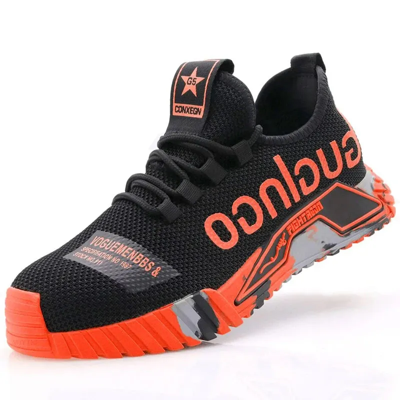 Safety Shoes Men for Work Safety Boots Steel Toe Protective Shoes Puncture Proof Work Boots
