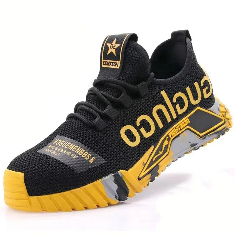 Safety Shoes Men for Work Safety Boots Steel Toe Protective Shoes Puncture Proof Work Boots