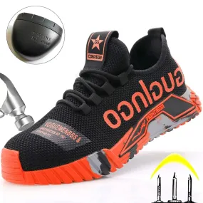 Safety Shoes Men for Work Safety Boots Steel Toe Protective Shoes Puncture Proof Work Boots