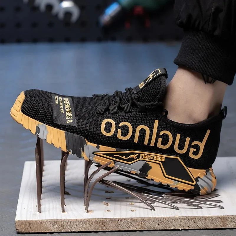 Safety Shoes Men for Work Safety Boots Steel Toe Protective Shoes Puncture Proof Work Boots