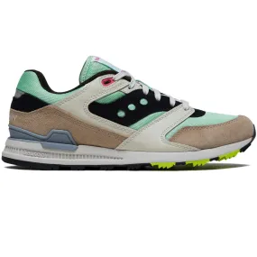 Saucony Courageous Shoes - Light Green/Tan