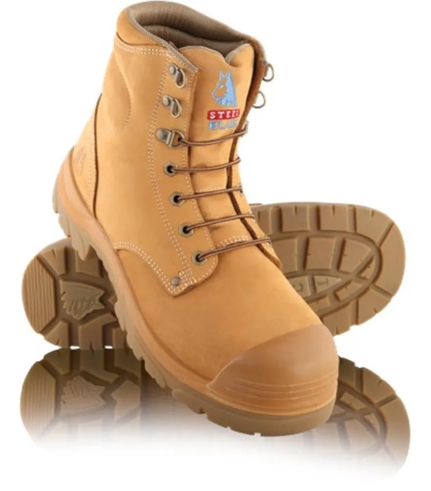 STEEL BLUE 332102 ARGYLE SAFETY BOOTS - LACE  UP