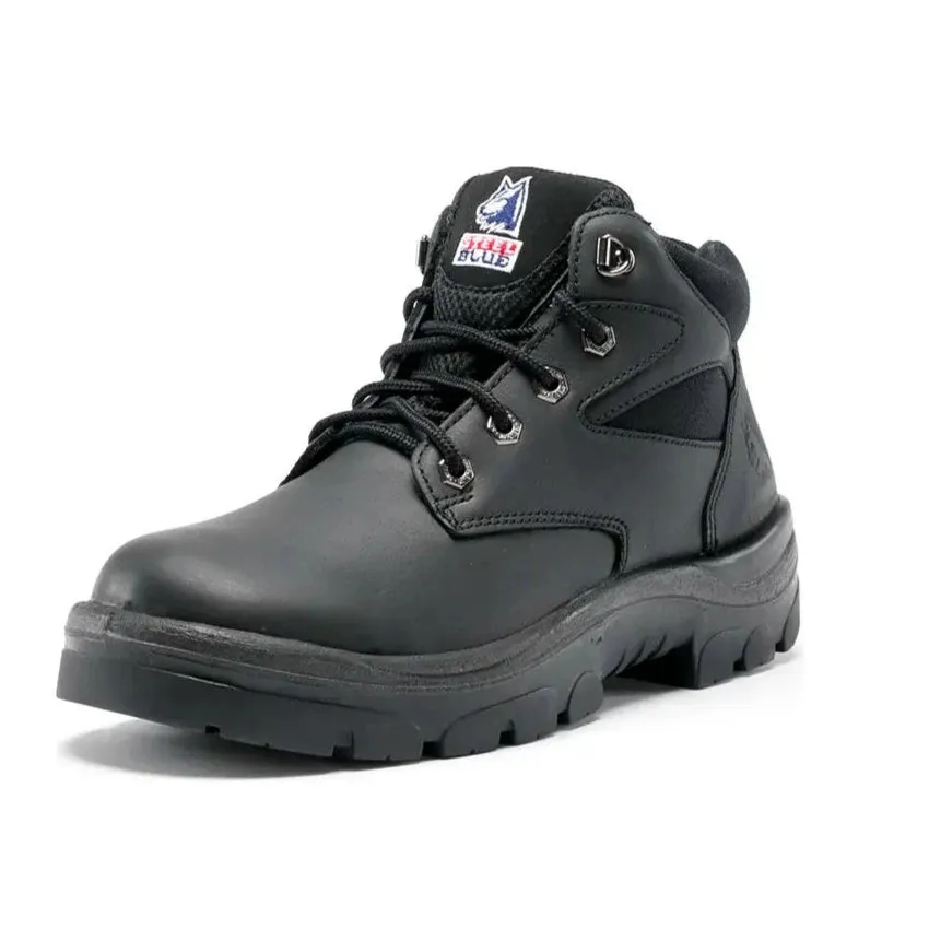 Steel Blue Black Whyalla Lace Up Steel Toe Cap Safety Boot (312108) (Pre-Order)