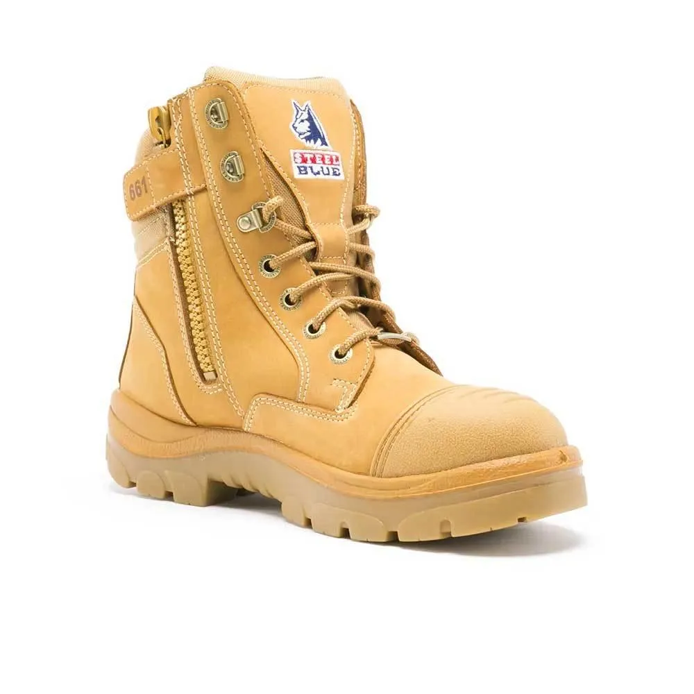 Steel Blue Southern Cross Zip 312661 Work Boots - Wheat