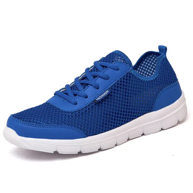 Summer Men Sneakers Shoes Breathable Casual Shoes Fashion Comfortable Lace up Unisex Sneakers