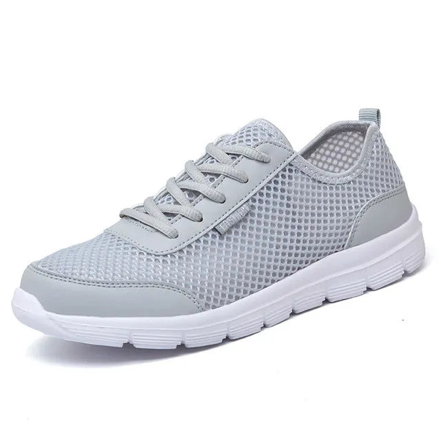 Summer Men Sneakers Shoes Breathable Casual Shoes Fashion Comfortable Lace up Unisex Sneakers