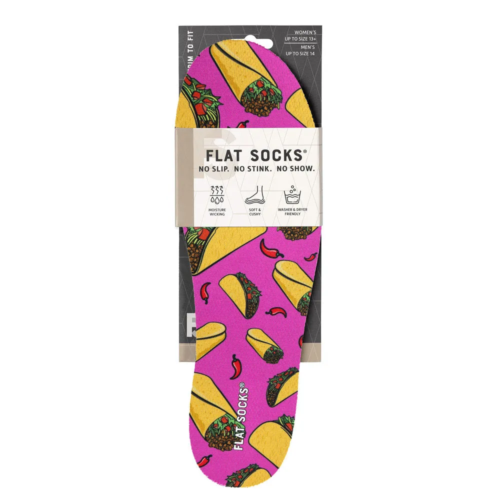Taco 'Bout It FLAT SOCKS