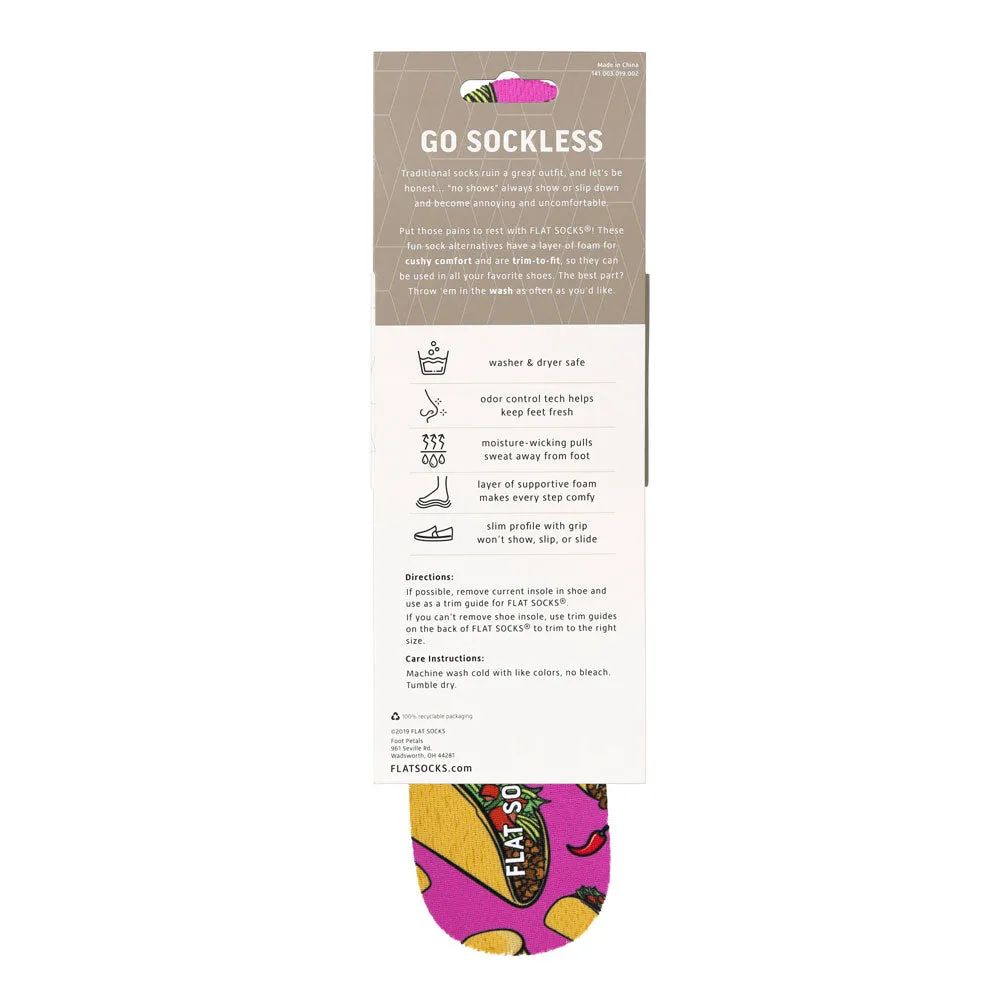 Taco 'Bout It FLAT SOCKS