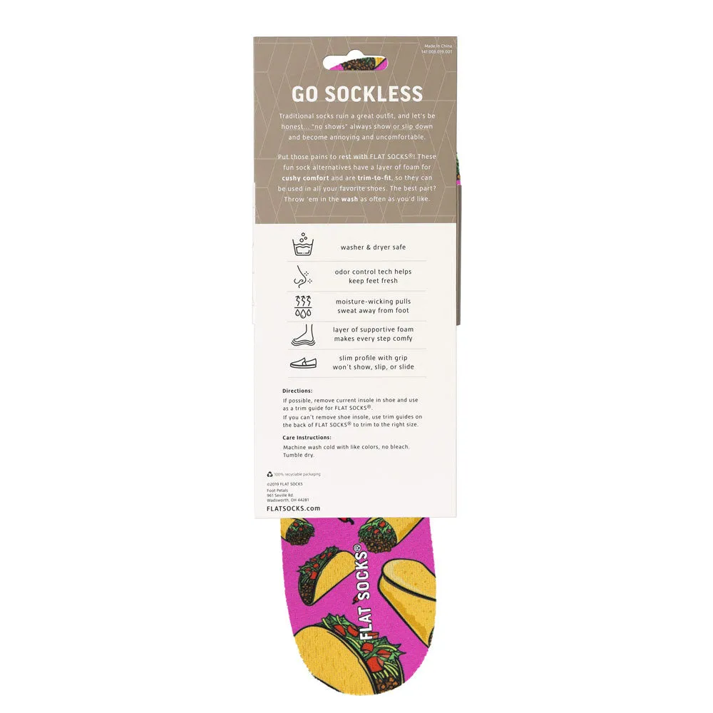Taco 'Bout It FLAT SOCKS